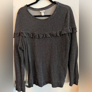 Cute black/grey sweater